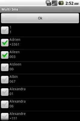 Multi Sms android App screenshot 0