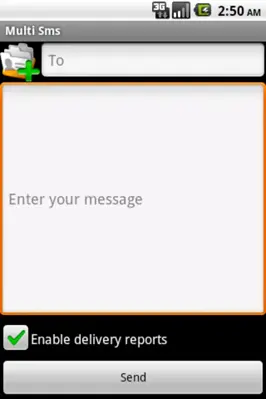 Multi Sms android App screenshot 1